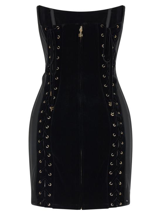 26FW 엘리자베타프랜치 숏 원피스 AB02167E2110 Black - ELISABETTA FRANCHI