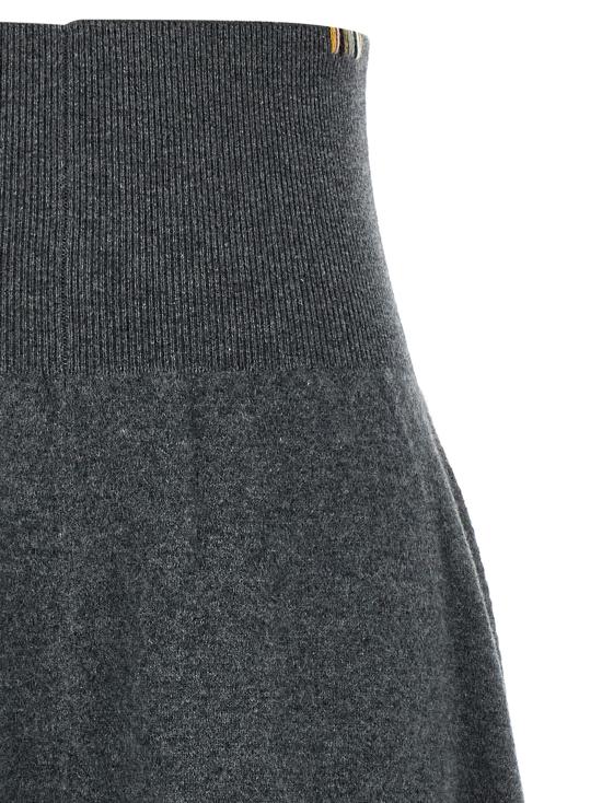 26FW 익스트림캐시미어 미디 스커트 N388EASEFELT Gray - EXTREME CASHMERE