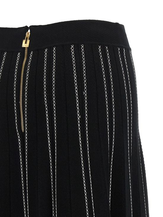 26FW 엘리자베타프랜치 미디 스커트 GK11Q67E2685 Black - ELISABETTA FRANCHI