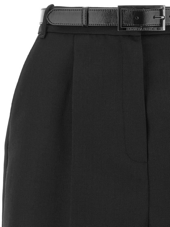 26FW 엘리자베타프랜치 숏팬츠 SH00767E2110 Black - ELISABETTA FRANCHI