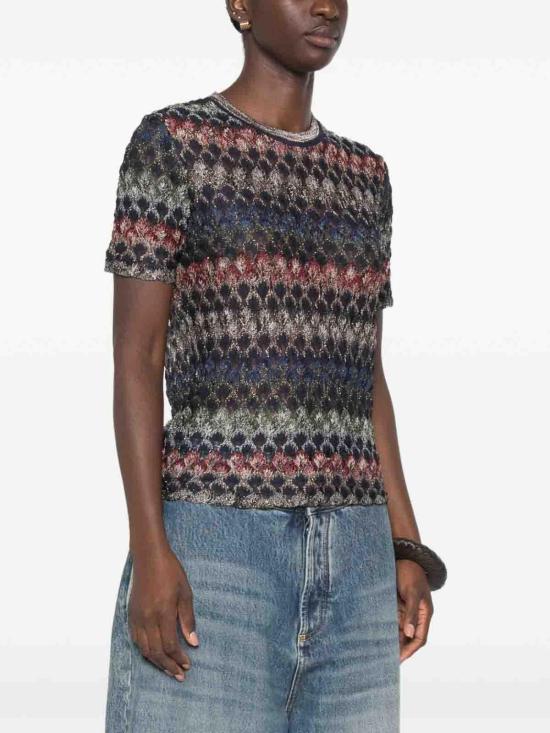 26FW 미소니 탑 DS26WN05BR015PSMSPV MULTICOLOUR - MISSONI