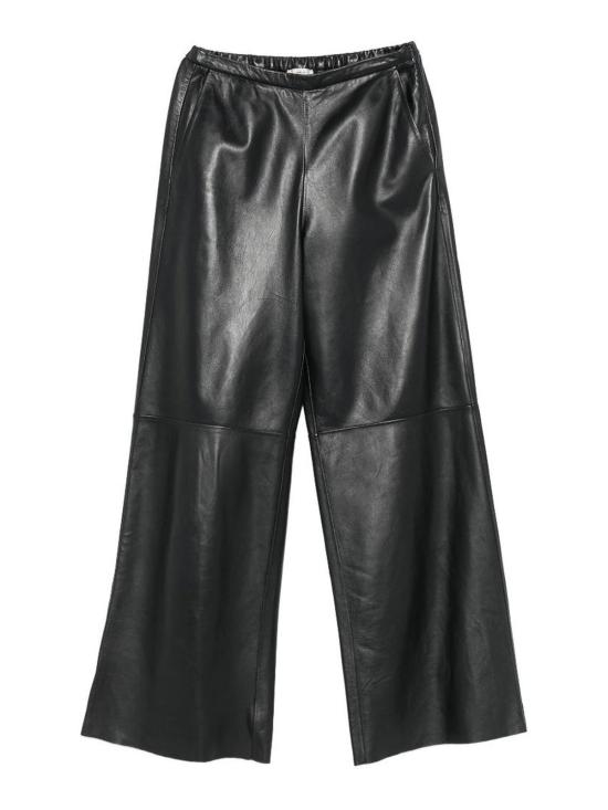 26FW 포르테포르테 가죽 팬츠 15012MYPANTSF50A6051 BLACK