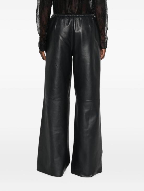 26FW 포르테포르테 가죽 팬츠 15012MYPANTSF50A6051 BLACK - FORTE FORTE