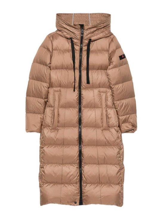 26FW 페트레이 눈키 MQN 02 리사이클 폴리에스터 롱 다운 재킷 PED544401181967987 BROWN