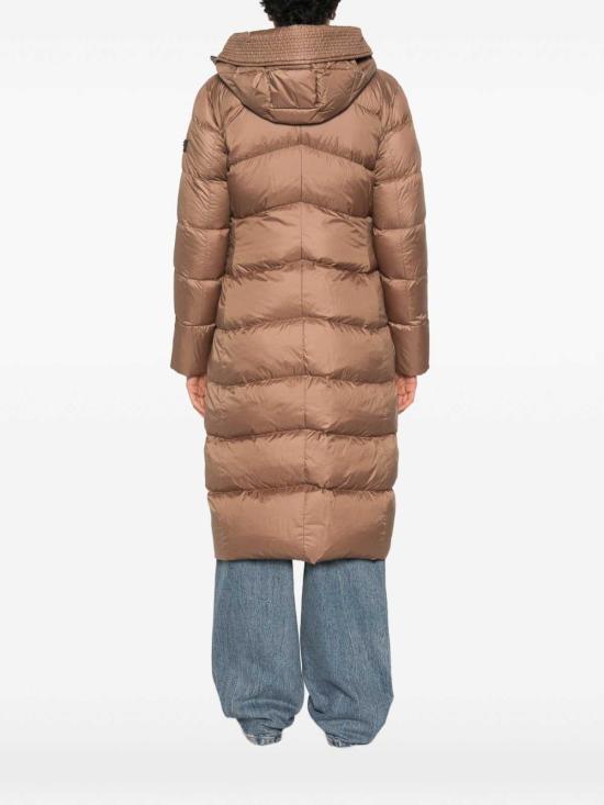 26FW 페트레이 눈키 MQN 02 리사이클 폴리에스터 롱 다운 재킷 PED544401181967987 BROWN - PEUTEREY