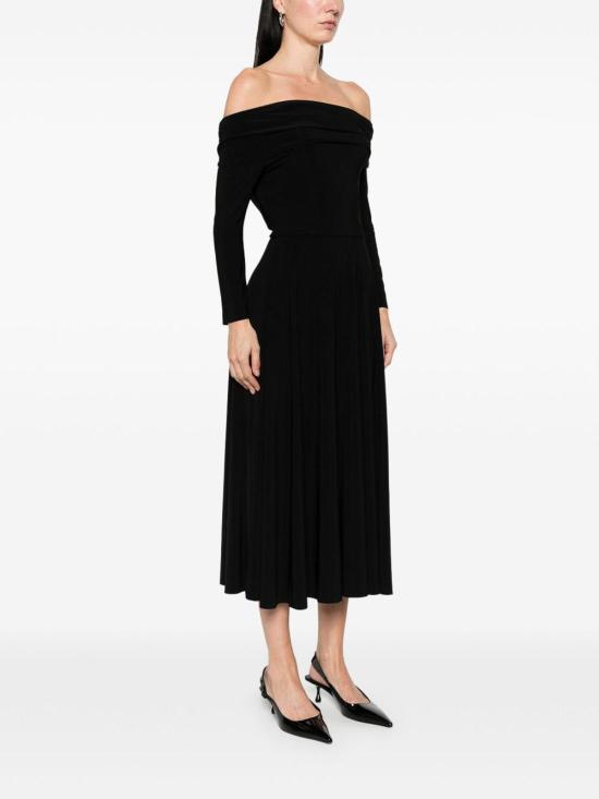 26FW 노마카말리 미디 스커트 KK1263PLU01001 BLACK - NORMA KAMALI
