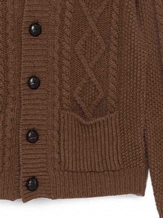 26FW 라크 가디건 CROWNPOLOWVBTAB BROWN - RAKK