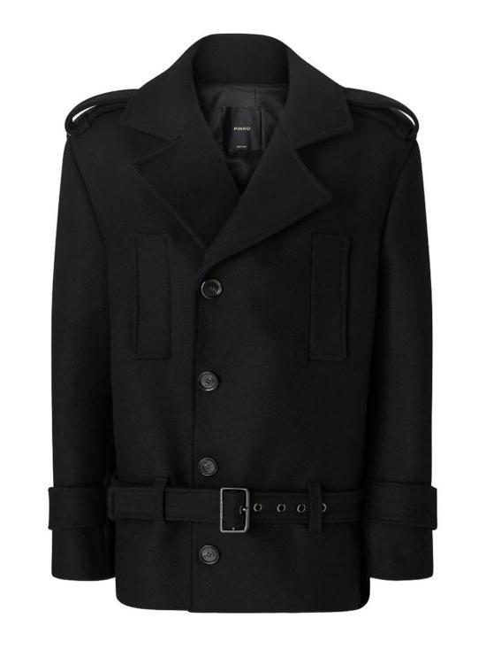 26FW 핑코 미디 스커트 107900A3PLZ99 BLACK