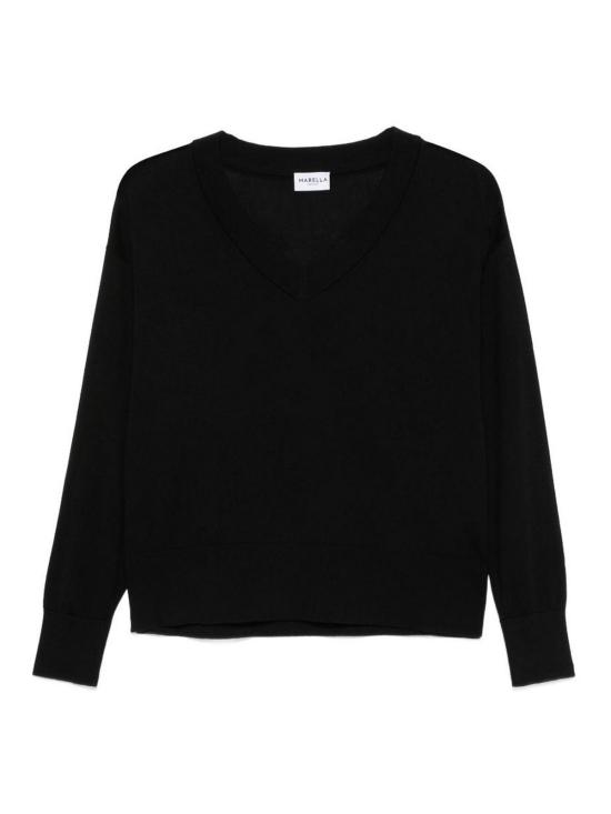 26FW 마렐라 탑 2623366424200MLSFACELLA005 BLACK