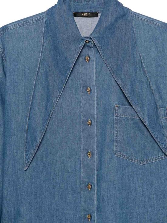 26FW 세븐티 블라우스 CA1564240316724 BLUE - SEVENTY