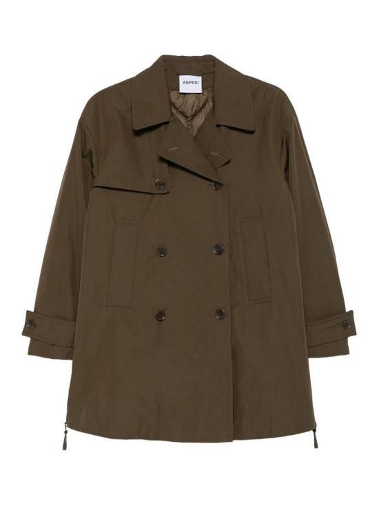26FW 아스페시 트렌치 코트 W6N4N07753250237 DARK GREEN