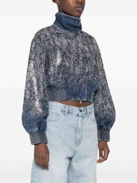 26FW 리우조 터틀넥 UF6521D485479155 BLUE - LIU JO