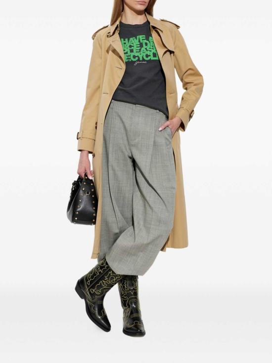 26FW 가니 반팔 티셔츠 A1050198252 BLACK - GANNI