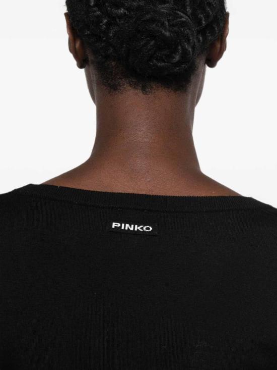 26FW 핑코 가디건 107774A3O1Z99 BLACK - PINKO