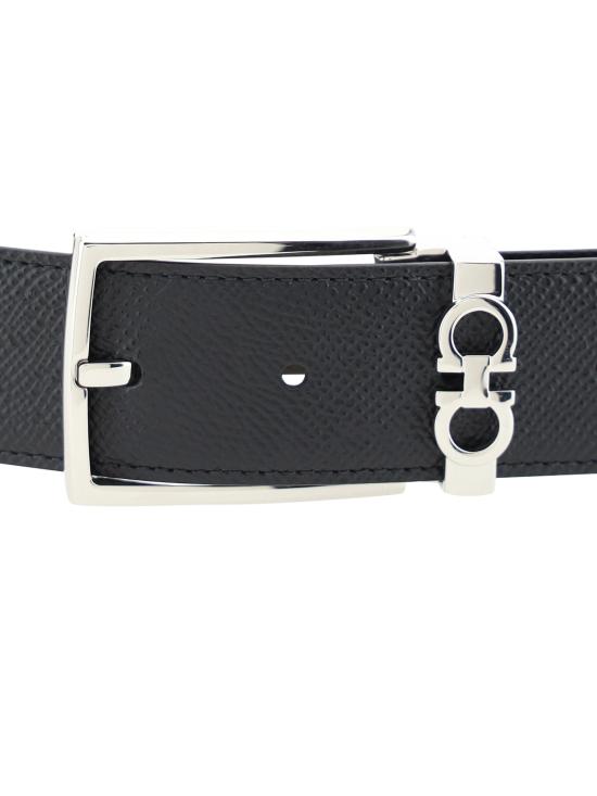  살바토레 페라가모 벨트 페라가모 양면  블랙 - SALVATORE FERRAGAMO