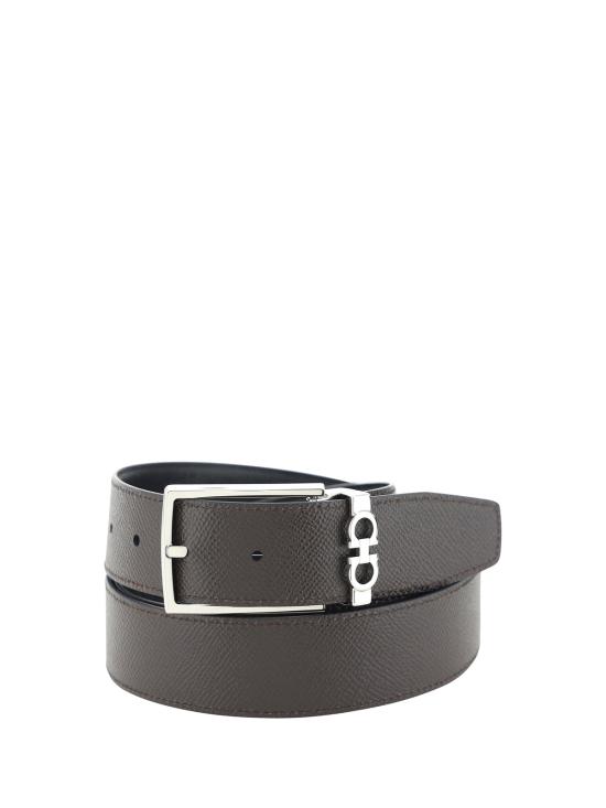  살바토레 페라가모 벨트 페라가모 양면  블랙 - SALVATORE FERRAGAMO