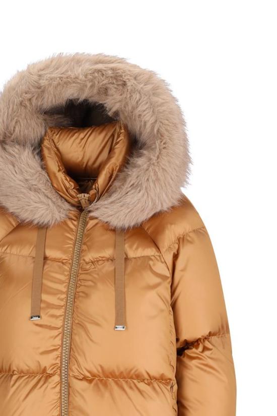 26FW 에르노 퍼 트림 후드 다운 자켓 퍼 트림 후드 다운 자켓 PI002297D12899 - HERNO