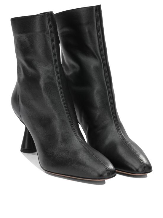 26FW 아쿠아주라 부츠 아모레 75mm  및 앵클  블랙 - AQUAZZURA