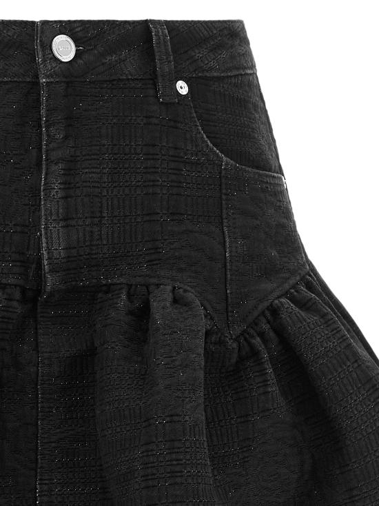26FW 가니 롱 스커트 A1090308055 Black - GANNI