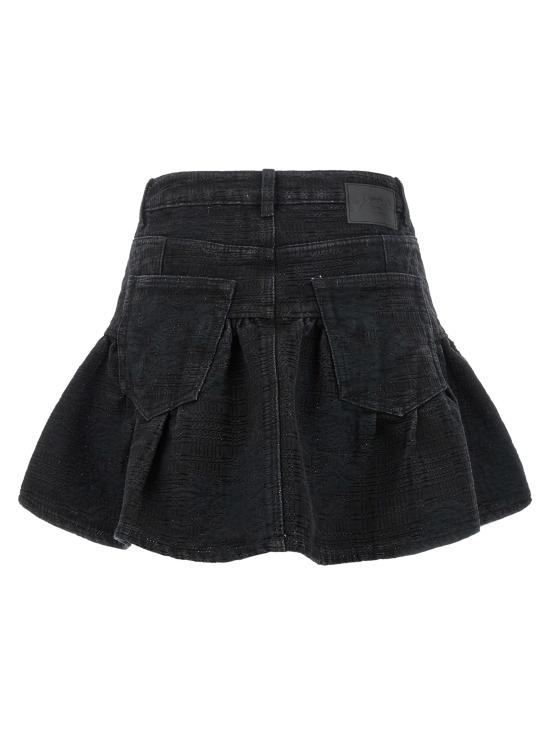 26FW 가니 롱 스커트 A1090308055 Black - GANNI