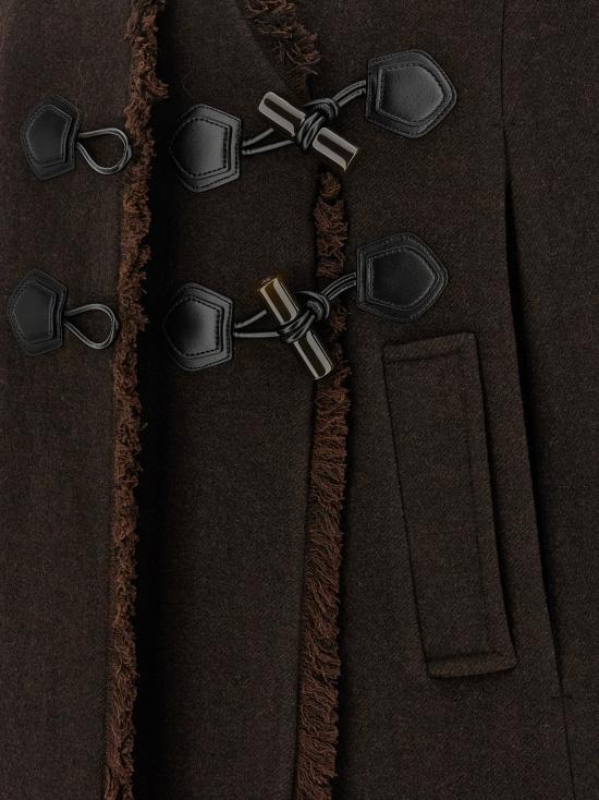 26FW 가니 케이프 A1010233ZWX Brown - GANNI