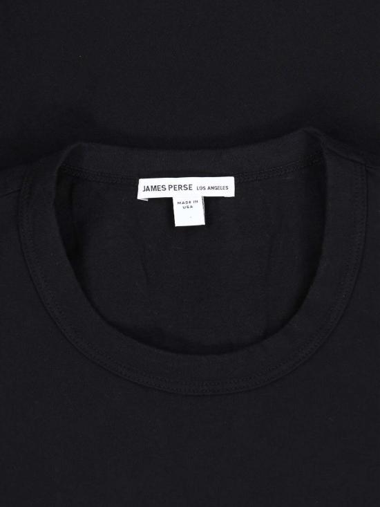 26FW 제임스펄스 크루넥 롱 슬리브 티셔츠 MLJ3351 BLACK - JAMES PERSE