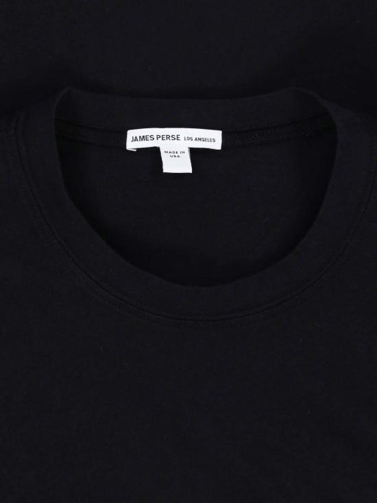 26FW 제임스펄스 박시 긴소매 티셔츠 WLJ3113 BLACK - JAMES PERSE