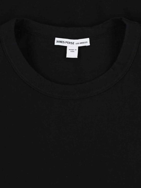 26FW 제임스펄스 클래식 핏 숏슬리브 크루넥 티셔츠 MLJ3311 BLACK - JAMES PERSE