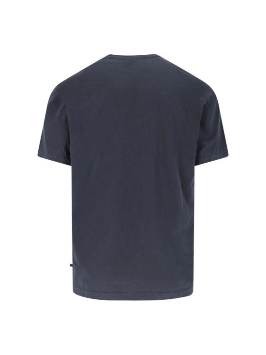 26FW 제임스펄스 클래식 핏 숏슬리브 크루넥 티셔츠 MLJ3311 BLUE NOIR - JAMES PERSE