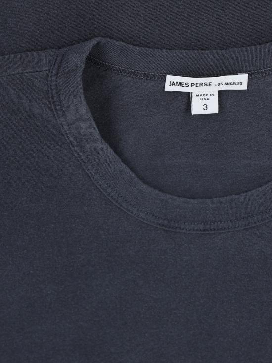 26FW 제임스펄스 클래식 핏 숏슬리브 크루넥 티셔츠 MLJ3311 BLUE NOIR - JAMES PERSE