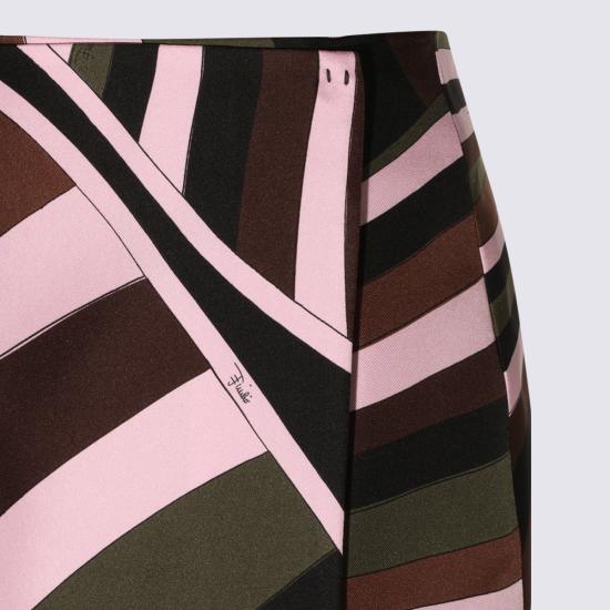 26FW 에밀리오푸치 미디 스커트 6URV35 6U751012 KHAKI PINK - EMILIO PUCCI