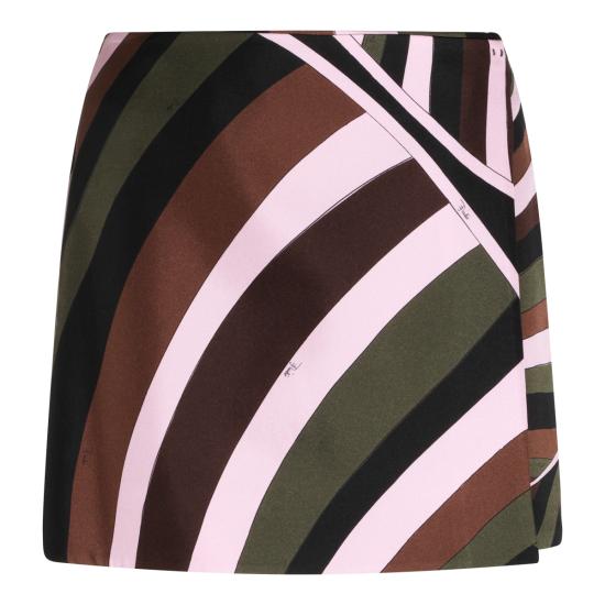 26FW 에밀리오푸치 미디 스커트 6URV35 6U751012 KHAKI PINK