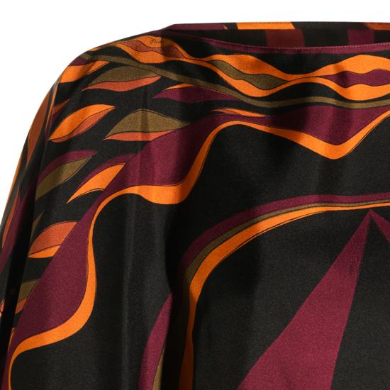 26FW 에밀리오푸치 미디 원피스 6URI30 6U761003 BORDEAUX GOLD - EMILIO PUCCI