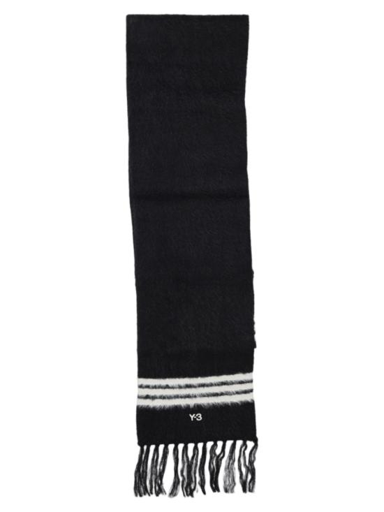 26FW 와이쓰리 머플러/스카프 KS8164 BLACK WHITE BLACK CORE WHITE - Y-3