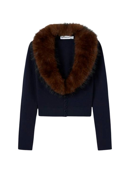 26FW 셀프 포트레이트 가디건 AW26148CAN NAVY