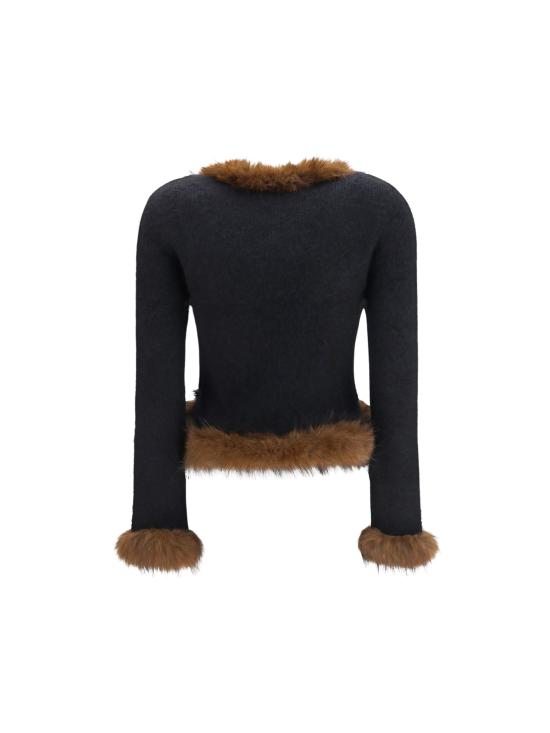 26FW 셀프 포트레이트 가디건 AW26148CB BLACK - SELF PORTRAIT