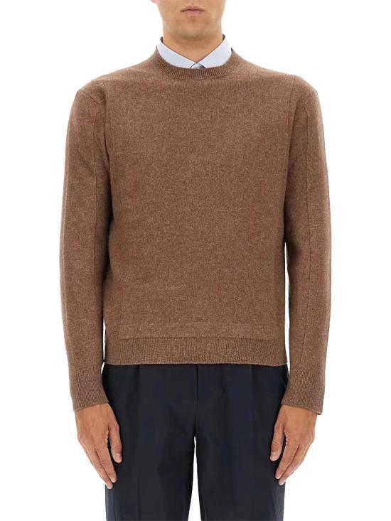  에르메네질도제냐 스웨터 01a03d6a fdde 7473 949b 4e2b3f4a2829 BROWN - ERMENEGILDO ZEGNA