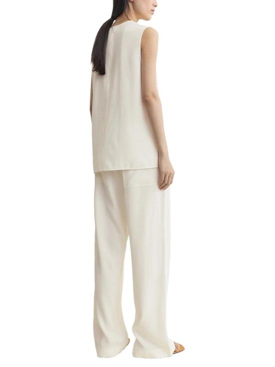  토템 민소매 티셔츠 01a03d69 b0c9 7f42 87c3 a42519a1be25 WHITE - TOTEME