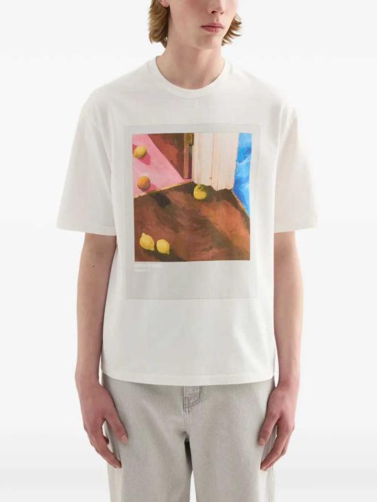 26FW 질샌더 반팔 티셔츠 J21GC0213J20411 994 BRIGHT SHADE PHOTOGRAPH - JIL SANDER