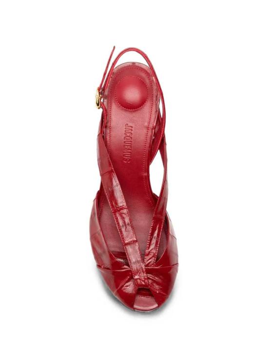 26FW 자크뮈스 슈즈 26HFOW00223AC33H01 RED 470 - JACQUEMUS