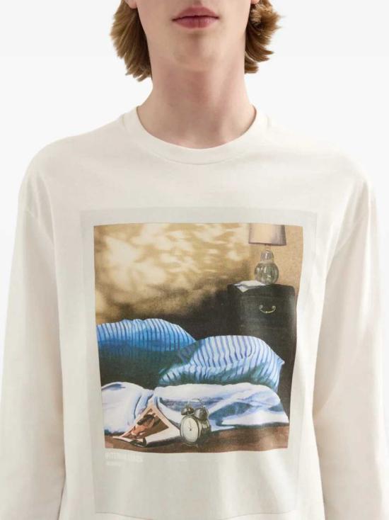 26FW 질샌더 긴팔 티셔츠 J21GC0214J20409 991 COLD SHADE PHOTOGRAPH - JIL SANDER