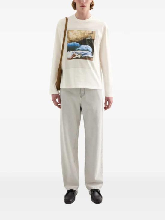 26FW 질샌더 긴팔 티셔츠 J21GC0214J20409 991 COLD SHADE PHOTOGRAPH - JIL SANDER