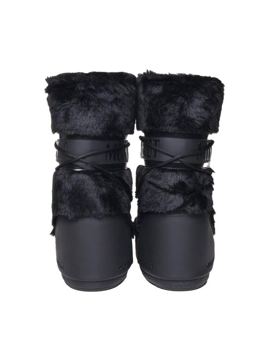 26FW 문부츠 MB 아이콘 폭스 퍼 부츠 80D1408900 N001 BLACK - MOON BOOT