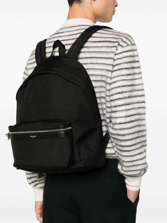 26FW 생로랑 CITY 시티 클래식 로고 백팩 534967FAEYY 1000 NERO - SAINT LAURENT