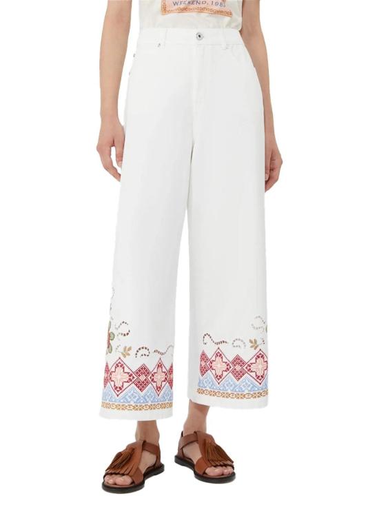  위켄드막스마라 팬츠 01a03d6a 1485 74fc 99ca 7acf15b3f0cf WHITE - WEEKEND MAX MARA