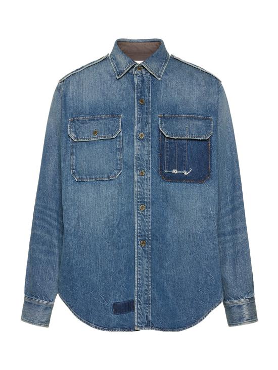  마르지엘라 셔츠 01a03d6a ed73 7451 b47a 6526c1516d41 BLUE