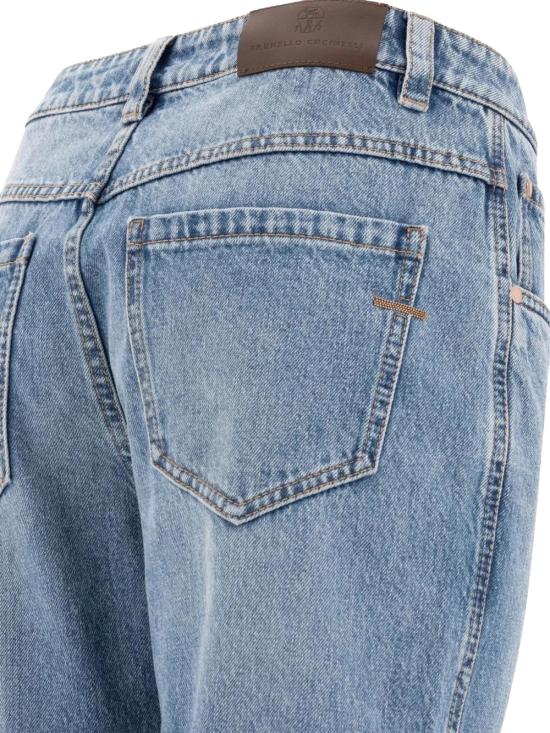  브루넬로 쿠치넬리 팬츠 01a03d69 1dbd 76dd a7da eaf3bf9f4514 BLUE - BRUNELLO CUCINELLI
