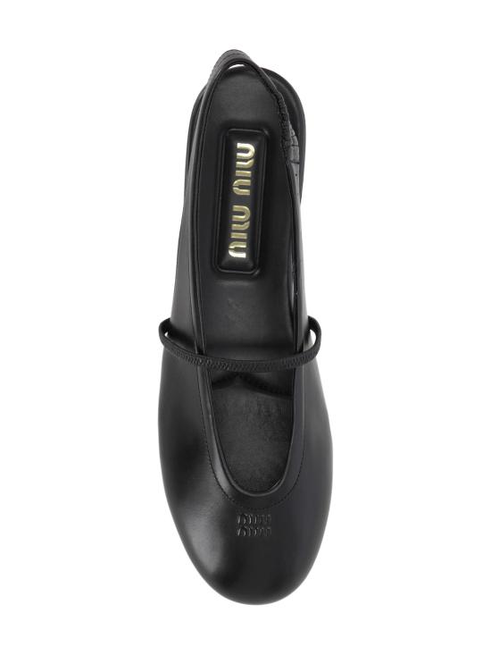 26FW 미우미우 가죽 슬링백 발레리나 5F733EF 005 070F0002 BLACK - MIU MIU