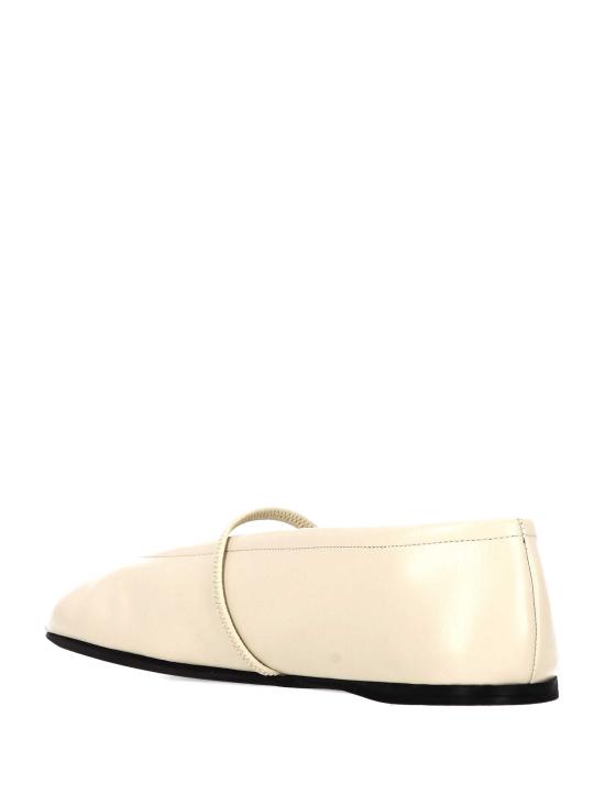 26FW 미우미우 나파 레더 발레리나 플랫 슈즈 5F334EF 005 070F0304 IVORY - MIU MIU