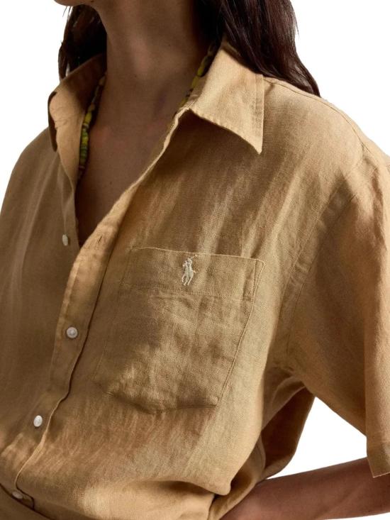  랄프 로렌 탑 01a03d69 1445 7c25 895c a42c3c4f8ecd BEIGE - RALPH LAUREN